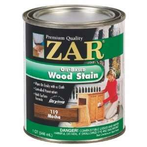  Zar Wood Stain   11912 Qt MOCHA Stain: Home Improvement