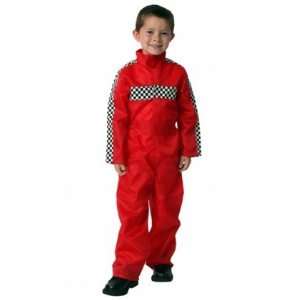  Child 6 8 Fabulous Race Car Driver Costume Jumpsuit Toys & Games