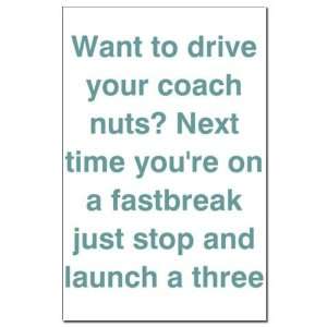  Fast Break 3 Pointer Sports Mini Poster Print by  