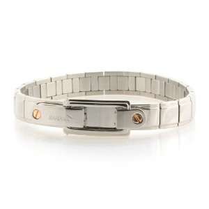    Baraka 18k Gold & Stainless Steel Bracelet: Baraka: Jewelry