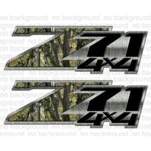 Z71 Camo Silverado 4x4 Decal Set Hunting:  Sports 