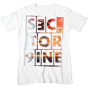  Sector 9 Press Mens Short Sleeve Race Wear T Shirt/Tee w/ Free 