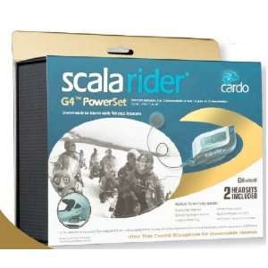   : CARDO SCALA RIDER G4 POWERSET BLUETOOTH/MP3/FM HEADSETS: Automotive