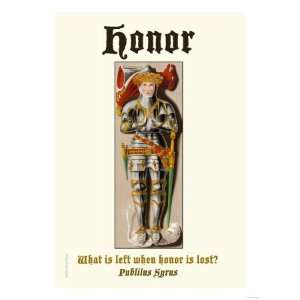  Honor Giclee Poster Print, 9x12