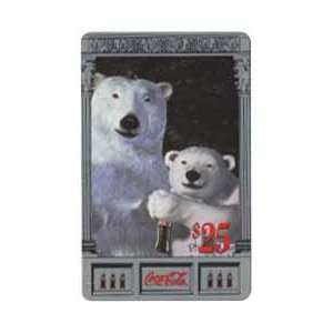   Coke National 96 $25. Polar Bear Father & Son (Card #6 of 10) Silver