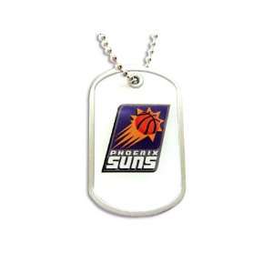  Phoenix Suns Dog Tag Necklace Charm Chain 