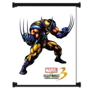Marvel vs. Capcom 3 Fate of 2 Worlds Game Wolverine Fabric Wall 