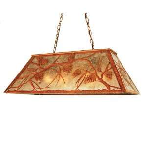  33L Whispering Pines Oblong Pendant