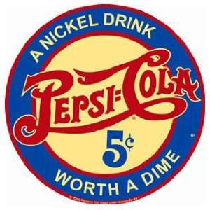  Pepsi Cola Logo Round Metal Sign