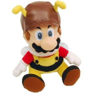    Super Mario Galaxy 6 Inch Plush Figure Bee Mario: Toys & Games