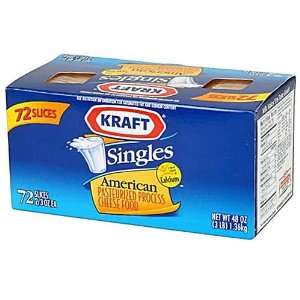 Kraft American Cheese Singles   48 oz. Grocery & Gourmet Food