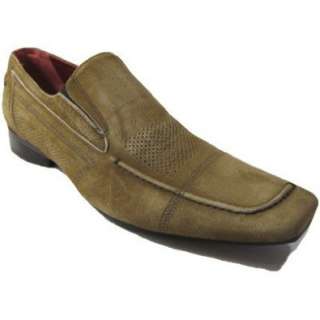  Jo Ghost Mens Leather Suede Slip On Shoe: Shoes