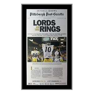  Pittsburgh Steelers Lord of the Rings Plaque Sports 