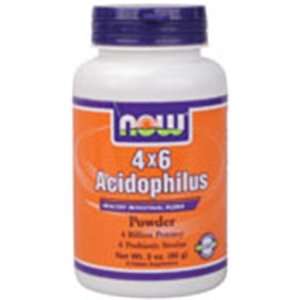  Acidophilus 4 X 6 Powder (4 Billion, 6 Strains) 3 Ounces 