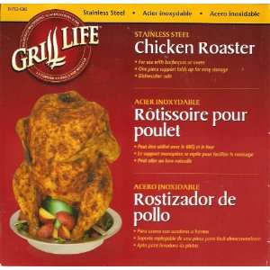 Grill Life Stainless Steel Chicken Roaster:  Kitchen 