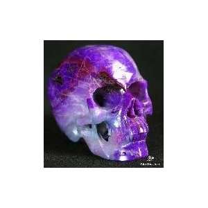   Sugilite Carved Crystal Skull Super Realistic: Kitchen & Dining
