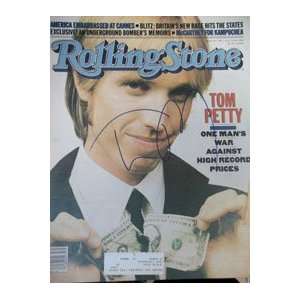  Signed Petty, Tom Rolling Stone Magazine 7/23/81: Sports 