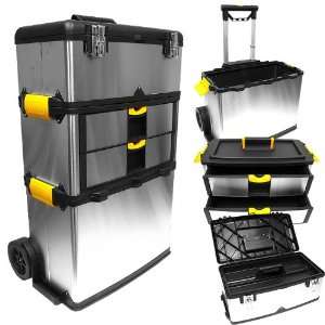  Massive & Mobile 3 part Stainless Steel Tool Box: Home 