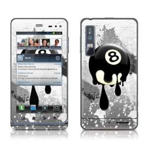 8Ball Design Protective Skin Decal Sticker for Motorola Droid 3 Cell 