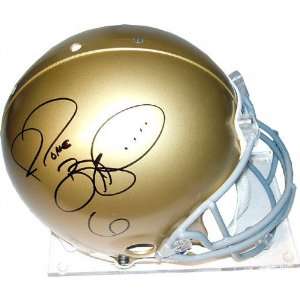  Jerome Bettis Autographed Notre Dame Fighting Irish Helmet 
