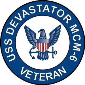  US Navy USS Devastator MCM 6 Ship Veteran Decal Sticker 5 