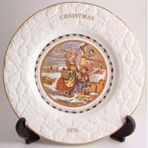  Coalport Christmas Morning Christmas plate 1979 CP123 