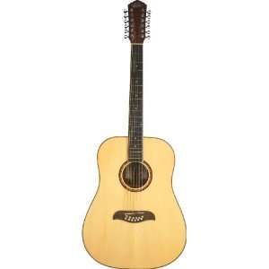  Oscar Schmidt OD312 12 Strings Acoustic Guitar   Natural 
