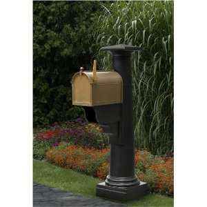  Statesville Mailbox Post (Black) 