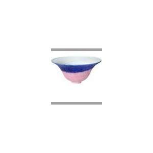 Meyda Tiffany 14640 Blue Pate De Verre Bell Shade, Pink/Blue  