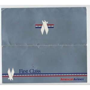  American Airlines First Class Ticket Jacket: Everything 