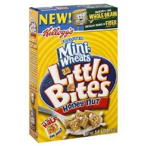 Kelloggs Frosted Mini Wheats Little Bites Honey Nut Cereal, 14.5 oz 