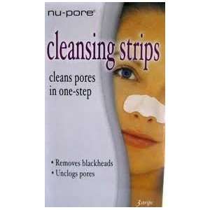   Nu Pore cleansing nose strips cleans unclogs pores 