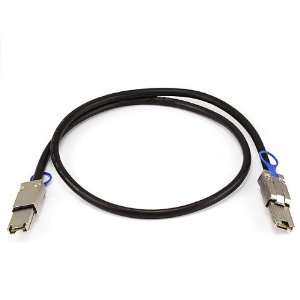   26pin (SFF 8088) Male to Mini SAS 26pin (SFF 8088) Male Cable   Black