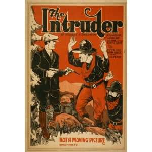 Poster The intruder a powerful comedy drama of the East and West : the 