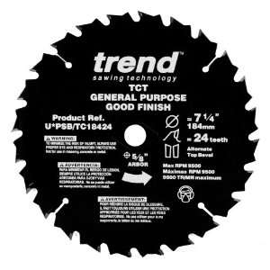  Trend PSB/TC18424 Professional Saw Blade 7 1/4 Inch by 24 