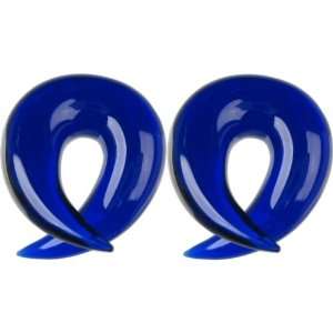  Pair of Glass Barbs 000g Cobalt Gorilla Glass Jewelry