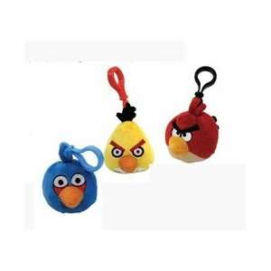  Angry Birds Backpack Clipons   Pack of 12 Toys & Games