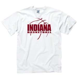  Indiana Hoosiers White Primetime Basketball T Shirt 