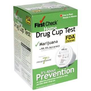 First Check Home Drug Cup Test, Marijuana, 1 Test (Pack of 2)