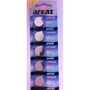  Arcas 5x Cr2032 Lithium 3v Coin Cell Batteries Dl2032 