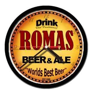  ROMAS beer and ale cerveza wall clock: Everything Else