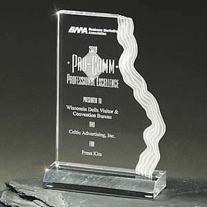  Free Standing Wave with Base Acrylic Award Sports 