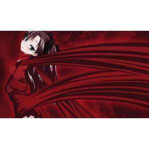 Sexy Anime Girl Tied in Red Cloth Custom Playmat / Game Mat / Mat #148 