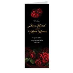  80 Wedding Programs   Love Rose So Deeply: Office Products