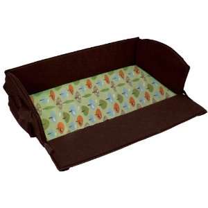 Leachco Roam N Holiday 4 in 1 Anywhere Bed, Brown with Green Forest 