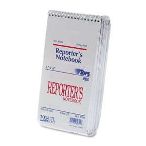  443320 Reporter Notebook Gregg Rule 4 x 8 White 12 Case 