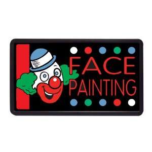  Face Painting 13 x 24 Simulated Neon Sign: Home 