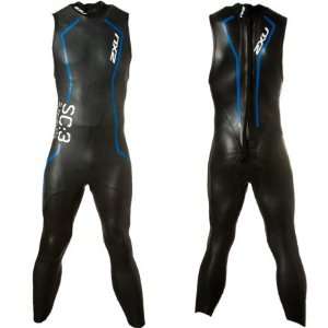  2XU SC:3 Sleeveless Wetsuit   Mens Black/Navy, M: Sports 