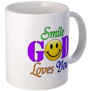    Mug (Coffee Drink Cup) Smile God Loves You: Everything Else