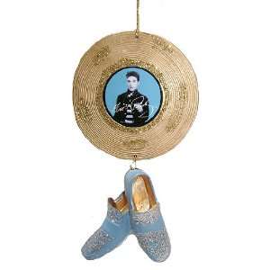  Elvis Presley Blue Suede Shoes Record Christmas Ornament 